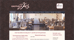 Desktop Screenshot of gasthaus-weiss.de